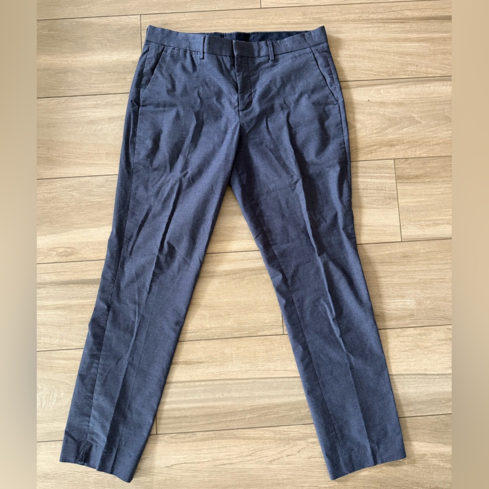 Express Navy Slim Dress Pants